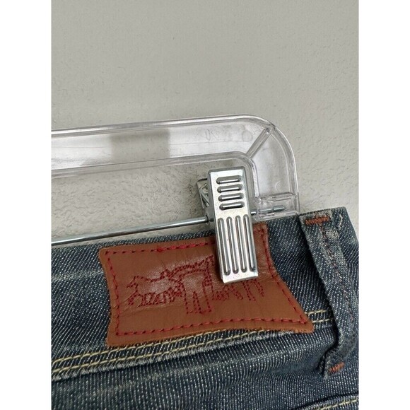 Levi's Red Line Selvedge Denim Jeans Engineered Indigo Blue Workwear Men's 28 - Picture 9 of 12